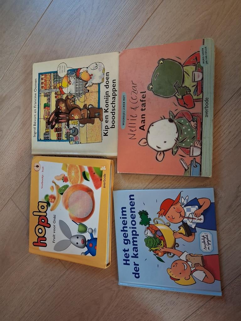 Prentenboeken, speelgoed en doremi, thema, eten, koken, ..., Enlèvement