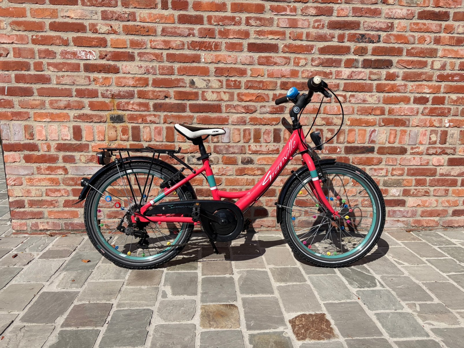 Fiets 20 inch, Vélos & Vélomoteurs, Vélos | Vélos pour enfant, Enlèvement, Utilisé, Frein sur jante, 20 pouces ou plus