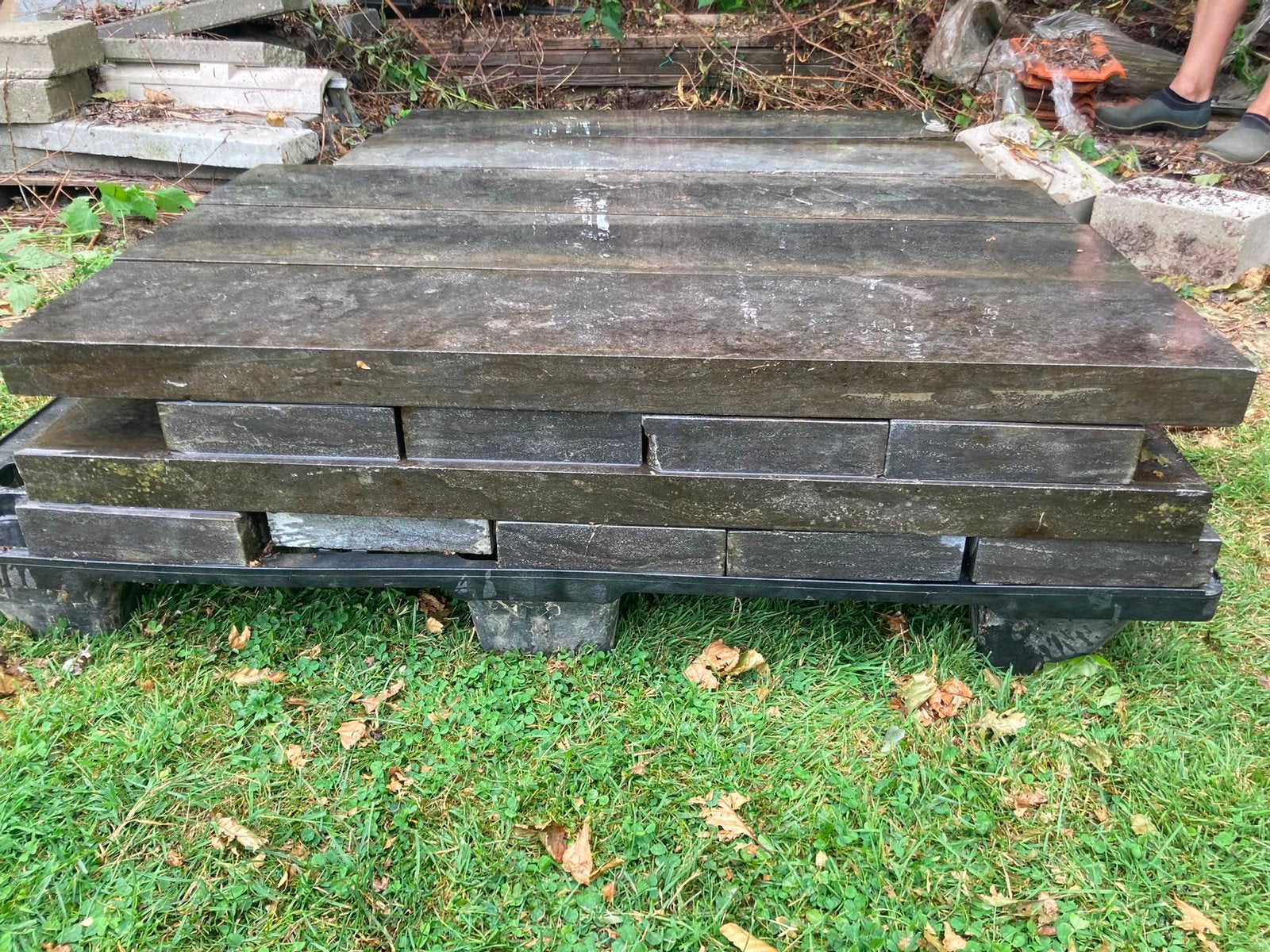 19 stuks boordstenen, Tuin en Terras, Ophalen, Zo goed als nieuw