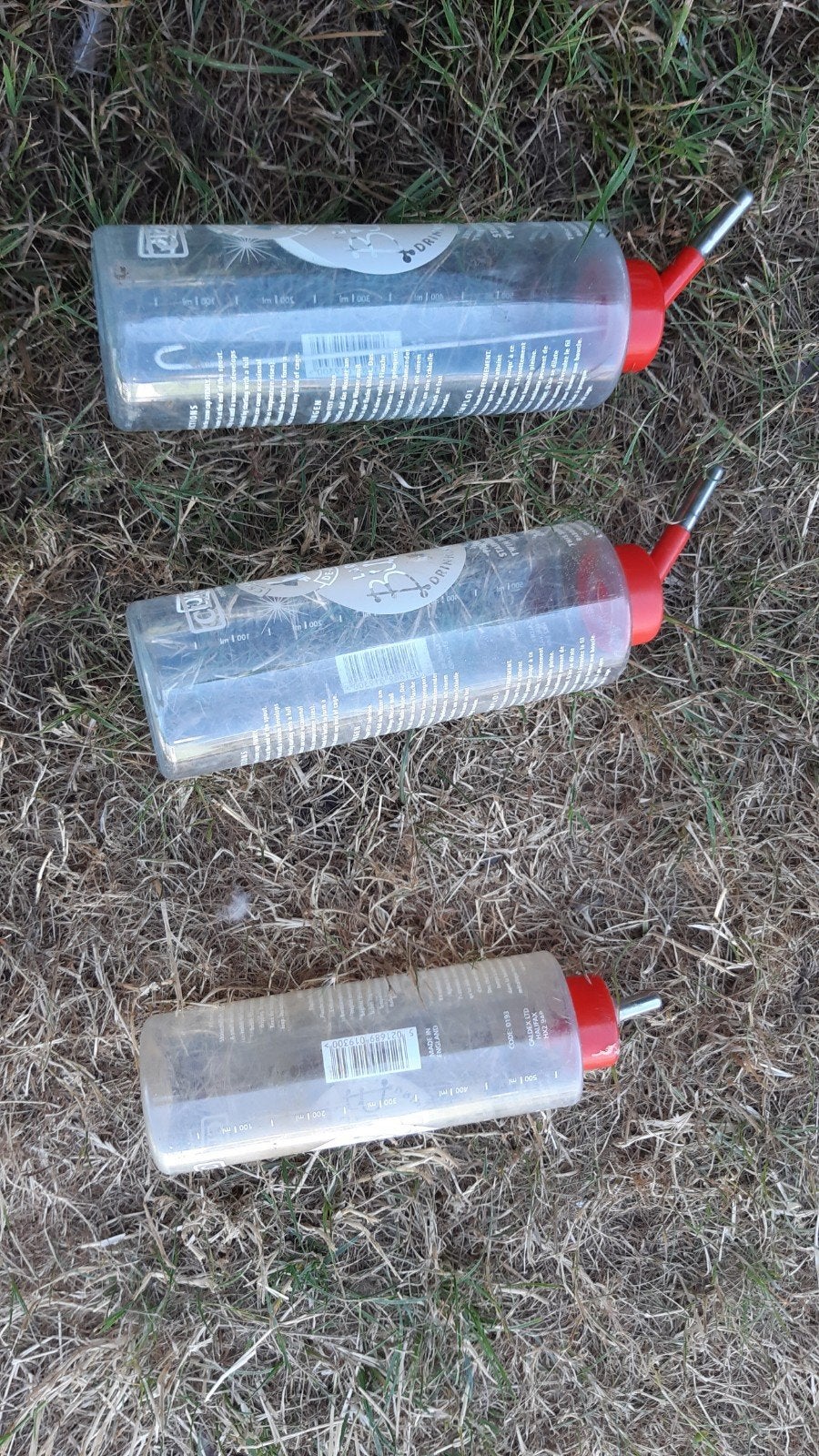 Drinkflessen voor konijnen of cavia's, Dieren en Toebehoren, Ophalen, Gebruikt