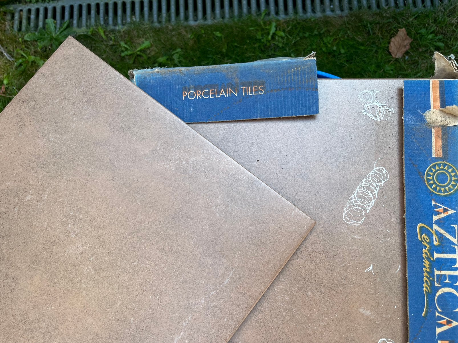 Porseleinen vloertegel 63 stuks 33,3 x 33,3, Doe-het-zelf en Bouw, Ophalen, Overige materialen, Gebruikt, 5 tot 10 m²