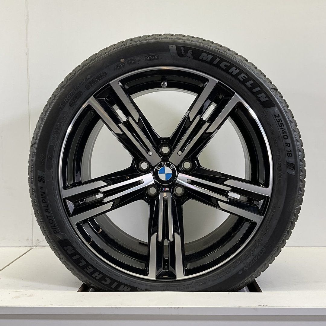 NIEUW BMW 2, 3 EN 4 SERIE BREEDSET VELGEN + WINTERBANDEN 18, 18 inch, -, -, Banden en Velgen