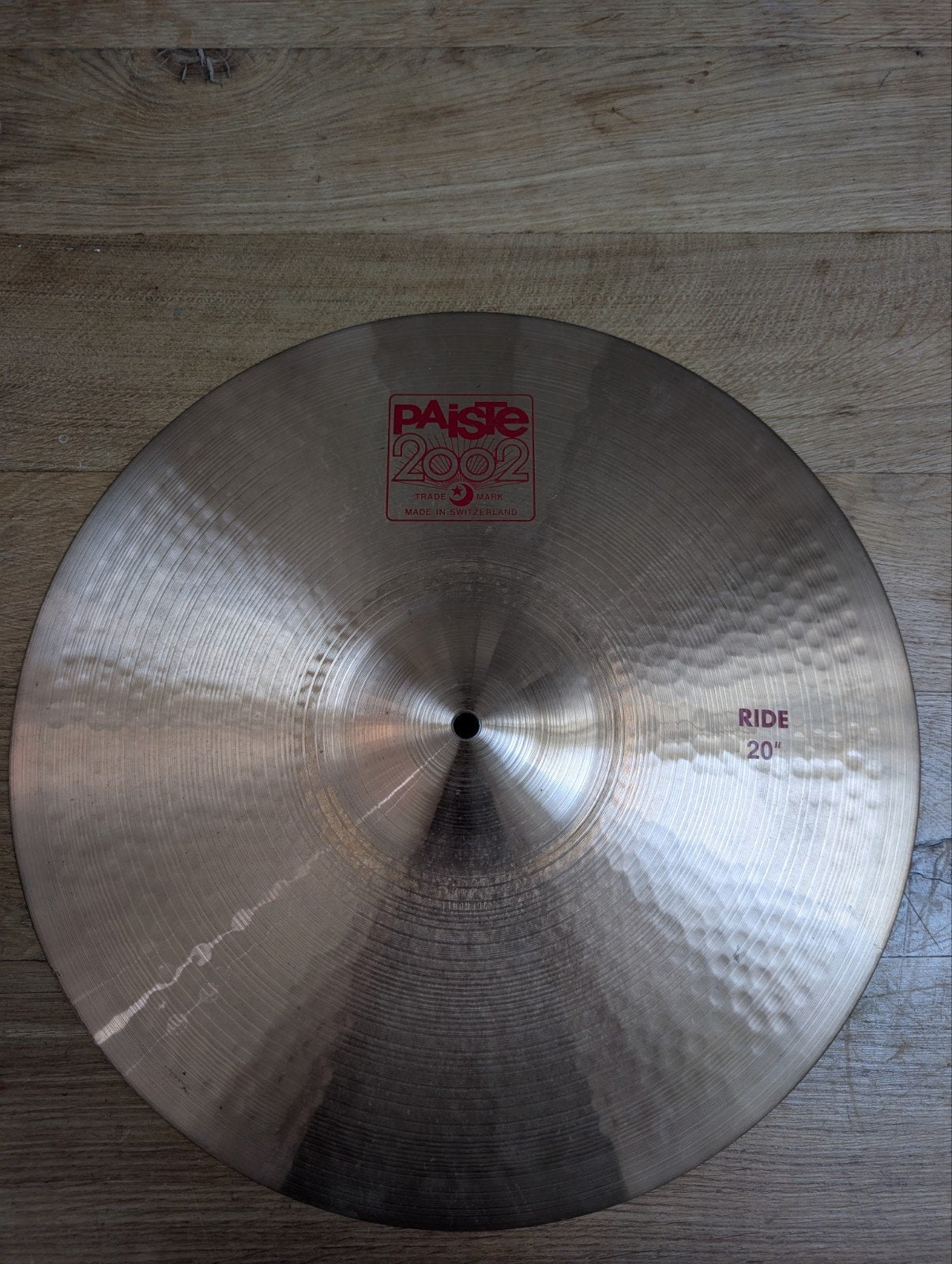 Ride Paiste 2002 red label 20", Ophalen