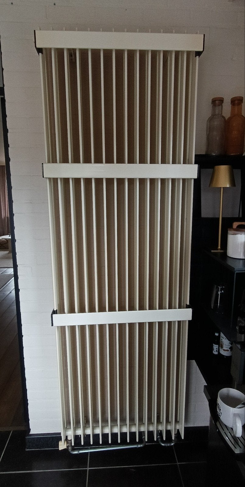 Zehnder verticale designradiator, Doe-het-zelf en Bouw, Ophalen, Gebruikt, Radiator, 60 tot 150 cm