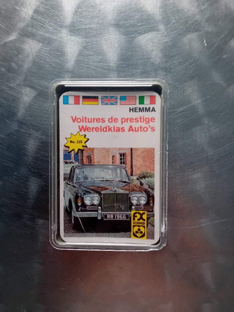 Vintage jaren 80 Kwartet spel over oldtimers., Hobby en Vrije tijd, Gezelschapsspellen | Kaartspellen, Een of twee spelers, Ophalen