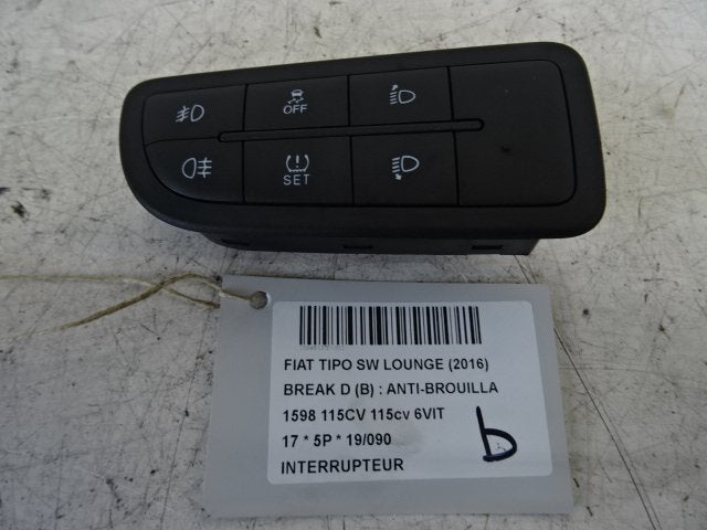 COMMUTATEUR Fiat Tipo (356W / 357W) (01-2016/10-2020), Autos : Pièces & Accessoires, Utilisé, Fiat