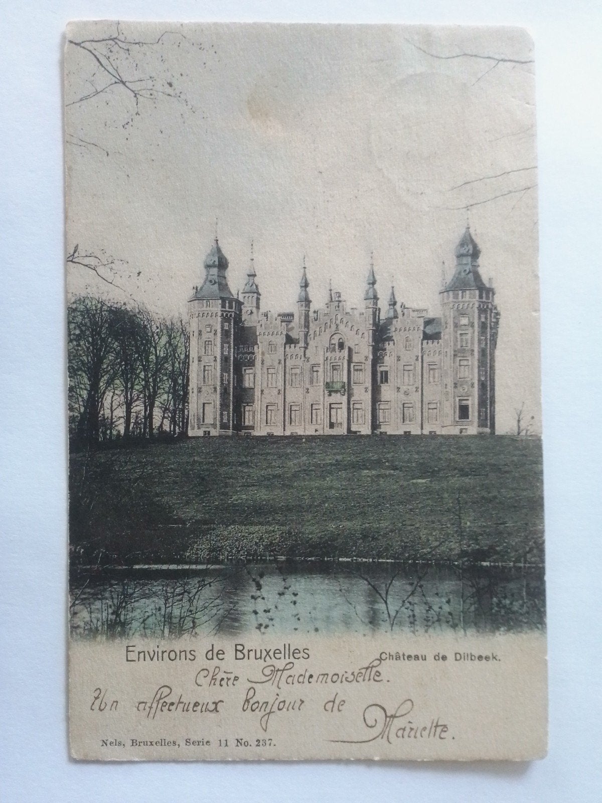 DILBEEK, ENVIRONS DE BRUXELLES, CHÂTEAU DE DILBEEK, Collections, Enlèvement ou Envoi, Avant 1920, Affranchie, Brabant Flamand