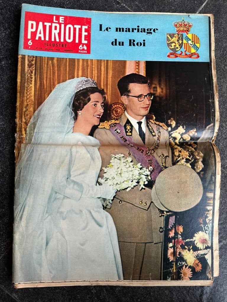 Le Patriote 25 décembre 1960 - Mariage du roi Baudouin, Enlèvement ou Envoi