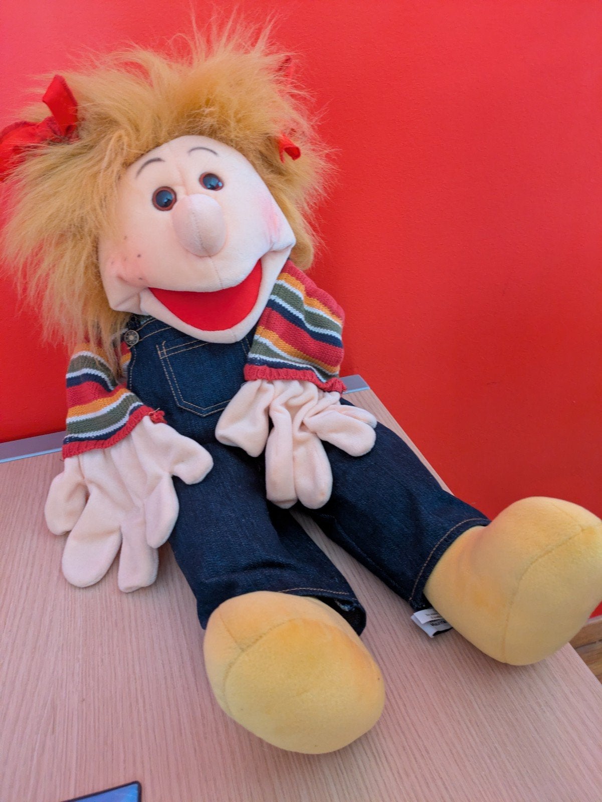 Living Puppets Handpop, Ophalen of Verzenden, Middelgroot (20 tot 80 cm), Rood, Met label