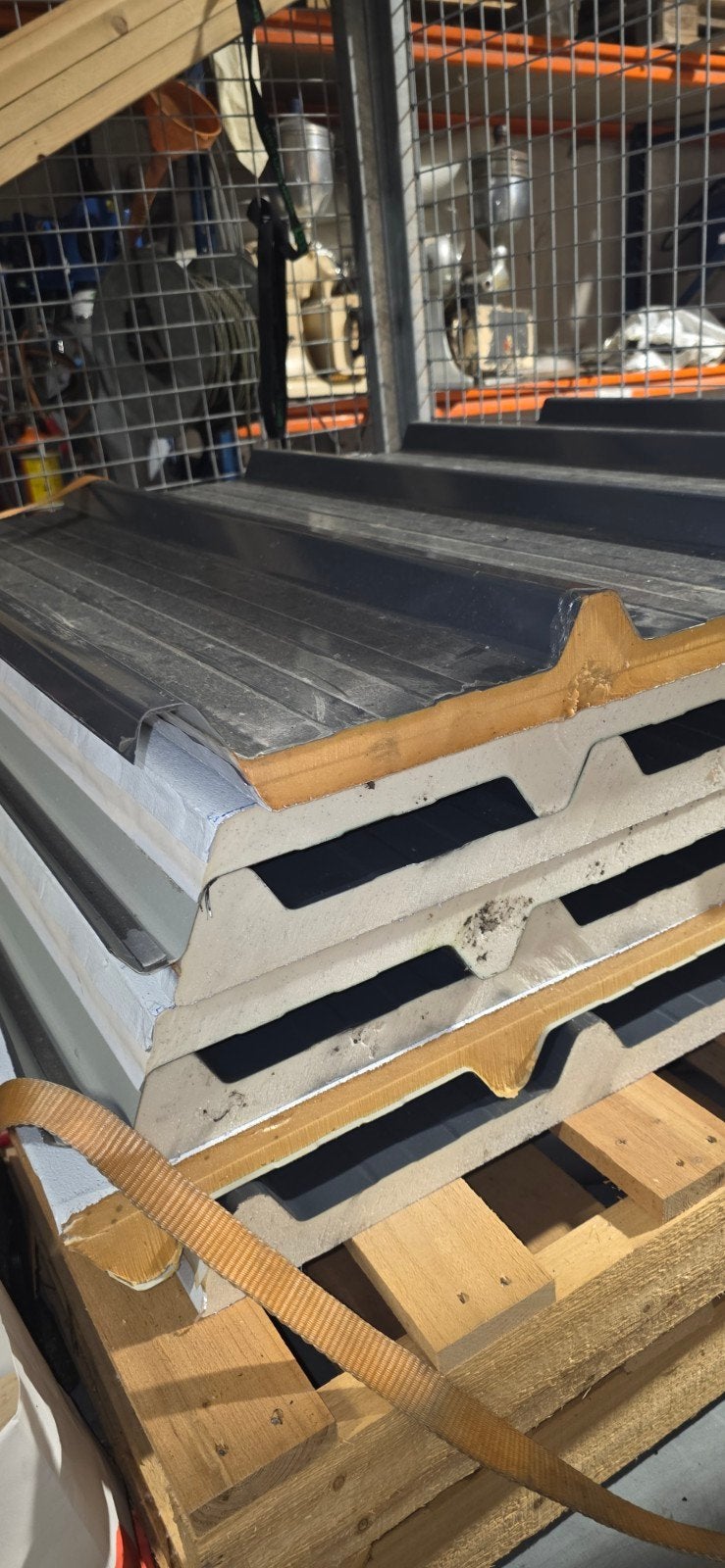 dakplaten  met isolatie  95 cm lang, Ophalen
