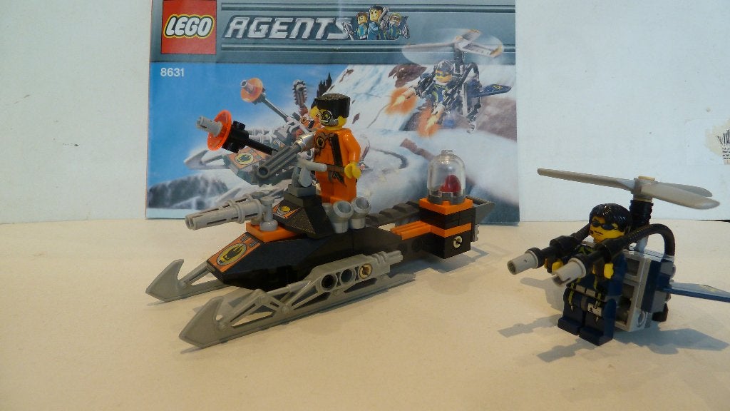 Lego Agents 8631 Jetpack Pursuit, Overige thema's, Lego, Ophalen of Verzenden, Zo goed als nieuw