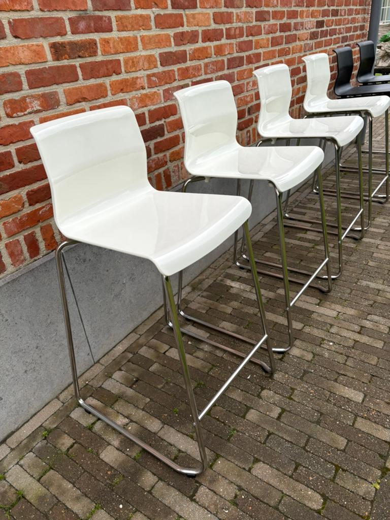 Barkrukken Ikea Glenn 6 stuks, Maison & Meubles, Avec repose-pieds, Métal, Enlèvement, Utilisé