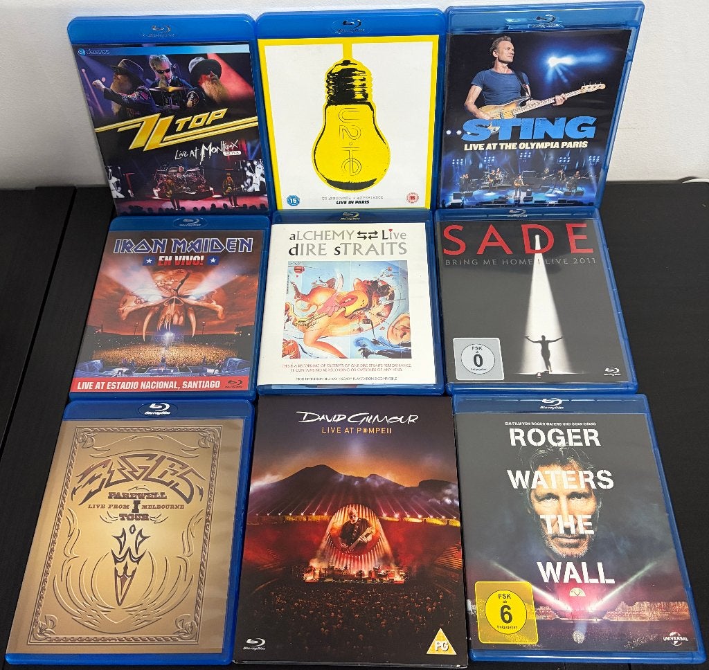 Collection Bluray Concert & Musique Neufs, Enlèvement ou Envoi, Anglais, Comme neuf, Blu-ray