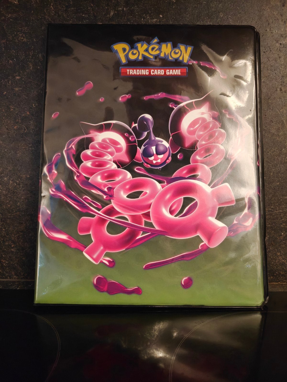 Pokémon Shrouded fable 9x 14 binder, Ophalen of Verzenden, Zo goed als nieuw, Sleeves of Kaarthoesjes, Foil