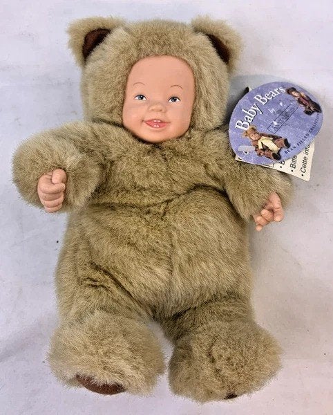 Bébé ourson Anne Geddes en peluche Pop Vintage Années 90 199, Collections, Envoi, Comme neuf, Poupée