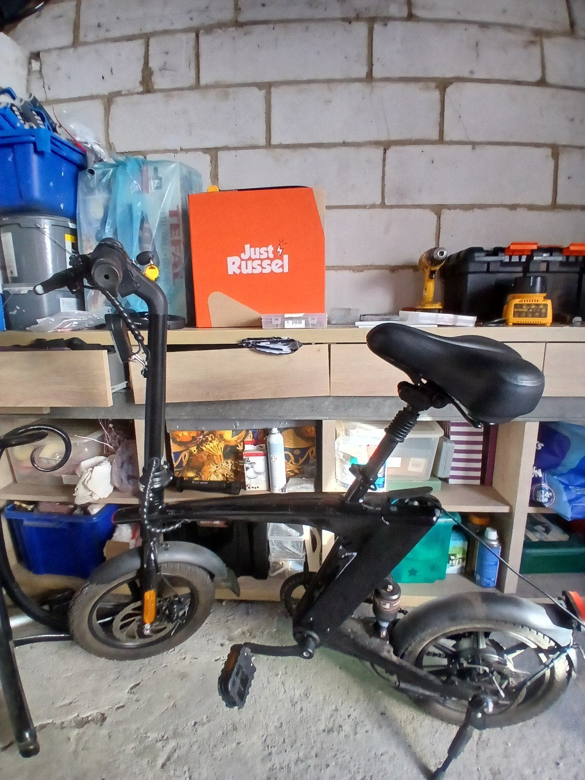 Zo goed als nieuwe elektrische vouwfiets – Slechts 300 km!, Fietsen en Brommers, Ophalen of Verzenden, Zo goed als nieuw, Deels opvouwbaar