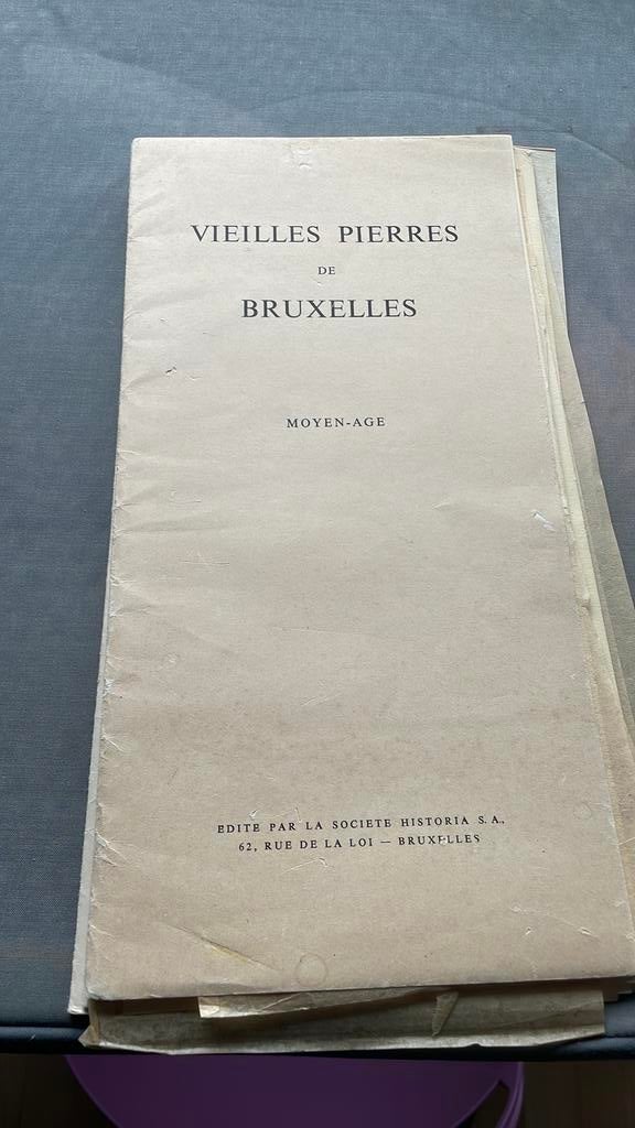 Vieilles pierres de bruxelles(c2), Boeken, Ophalen of Verzenden, Gelezen, Plaatjesalbum