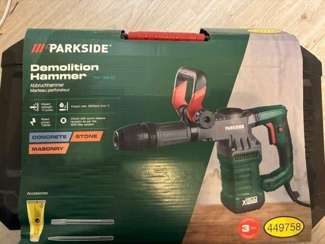 Breekhamer PARKSIDE PAH1300 bijna nieuw, Bricolage & Construction, Enlèvement