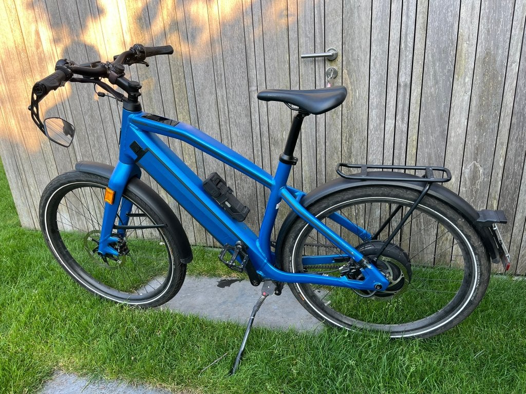 Stromer ST2 beltdrive Royal Blue, Fietsen en Brommers, Elektrische fietsen, Ophalen, Gebruikt, 50 km per accu of meer, Stromer