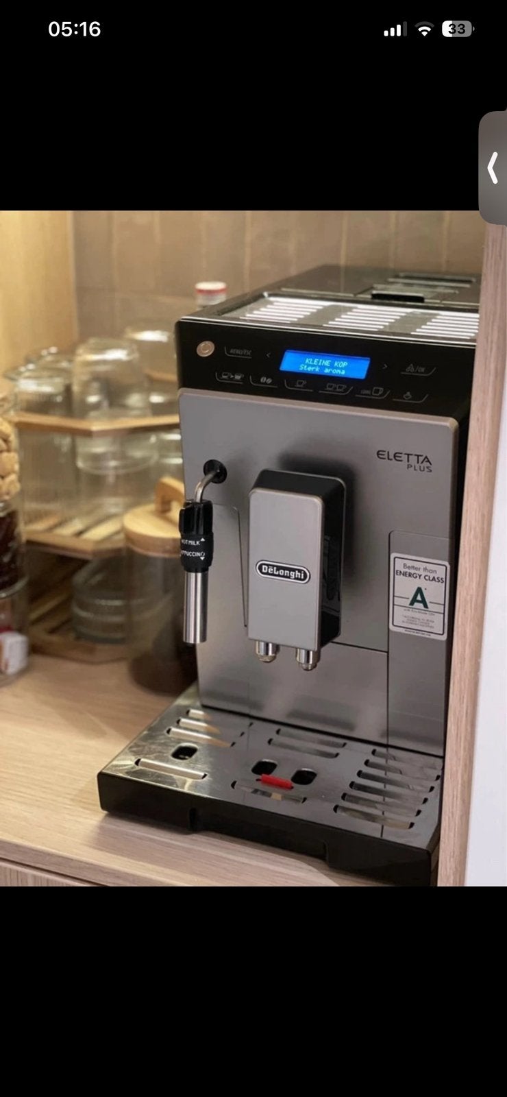 Machine à expresso Delonghi Eletta Plus, Enlèvement, Utilisé