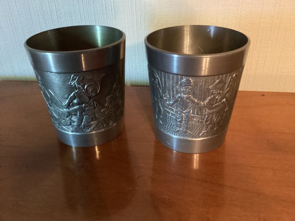 Bekers Rein Zinn, Antiek en Kunst, Antiek | Tin, Ophalen of Verzenden