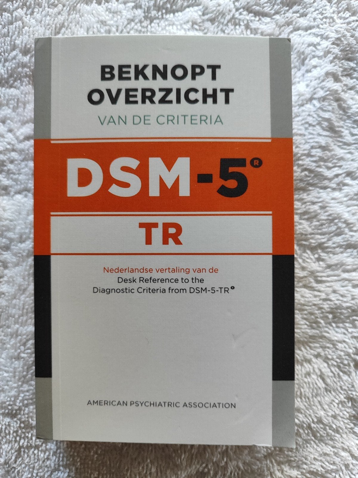 DSM 5 beknopt overzicht van de criteria, Enlèvement