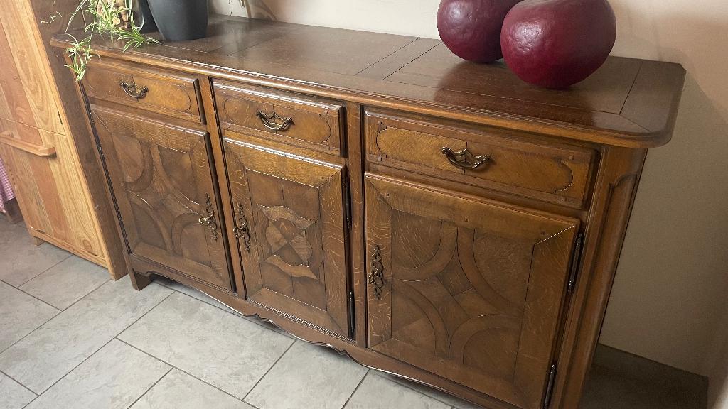 Massieve eiken kast, Antiek en Kunst, Ophalen