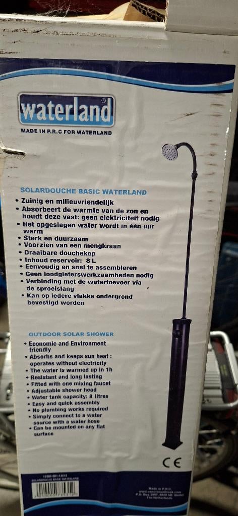 Solardouche waterland, Tuin en Terras, Ophalen, Zo goed als nieuw