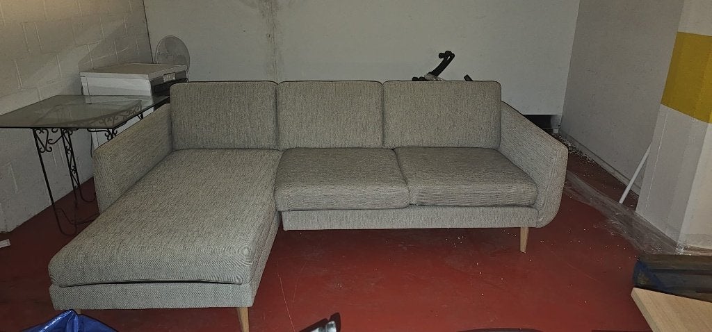 Canapé Ikea, 250 à 300 cm, Banc d'angle, Tissu, Comme neuf