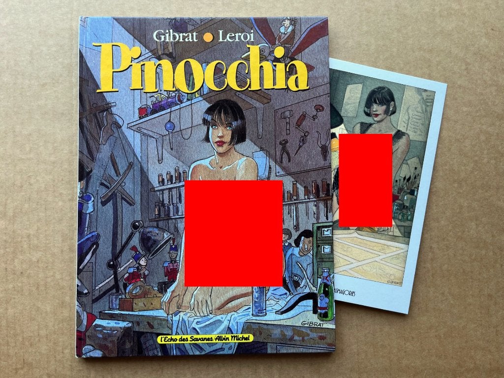 Pinocchia + XL - Gibrat - EO1995 - L'Écho des Savanes, Envoi