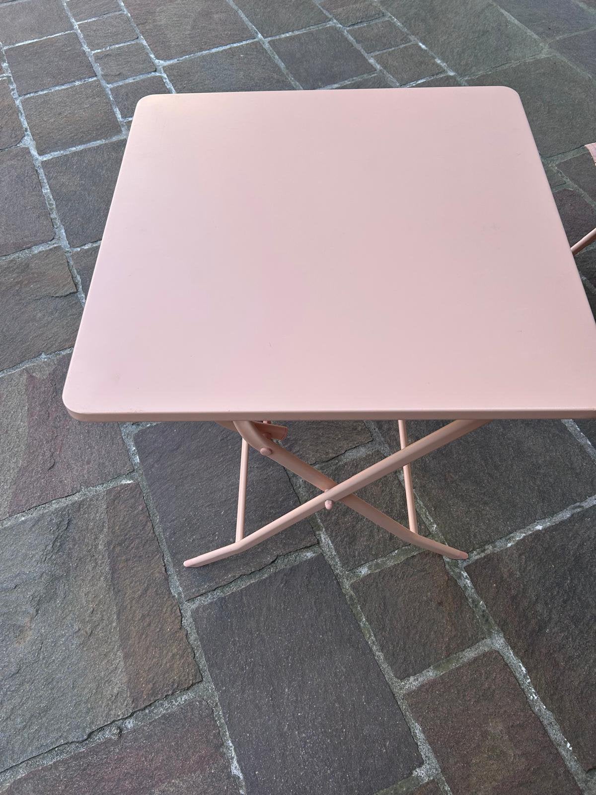 Tafeltje met 4 stoelen .., Caravanes & Camping, Enlèvement, Comme neuf