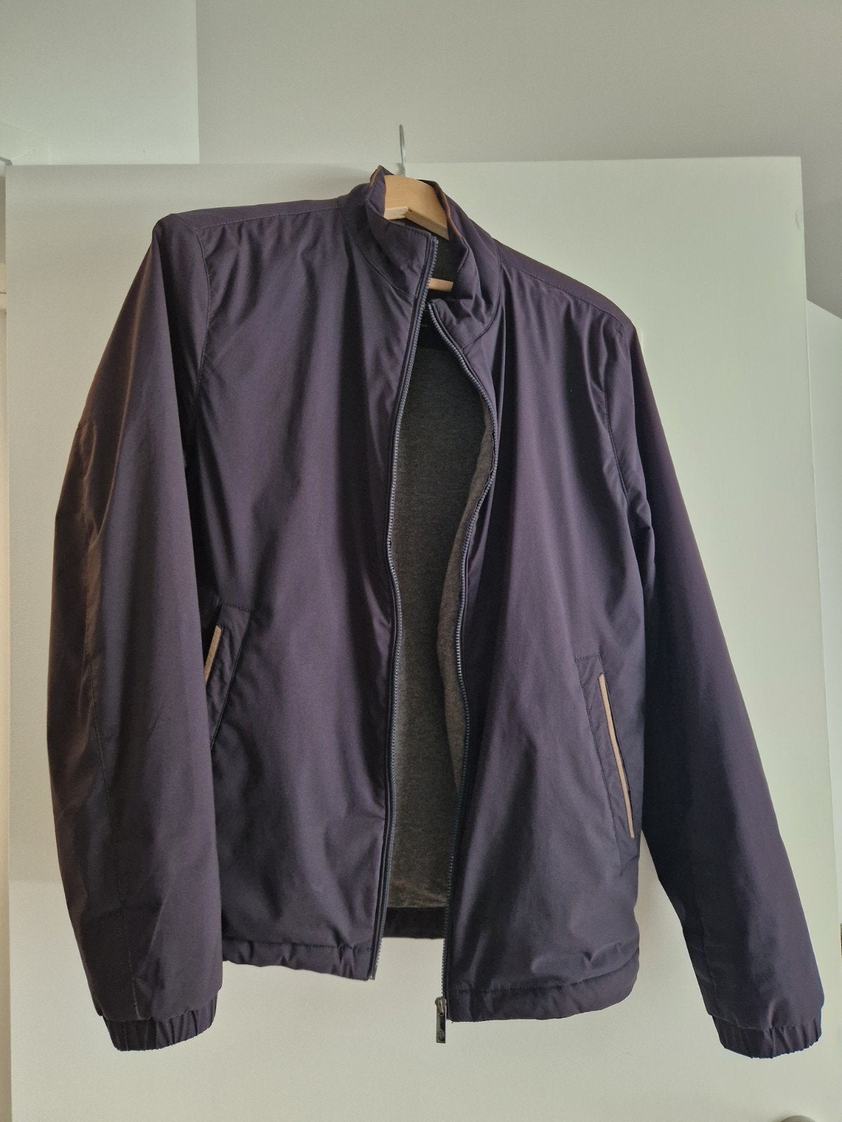 massimo dutti light jacket dark blue, Blauw, Ophalen of Verzenden, Zo goed als nieuw, Massimo Dutti