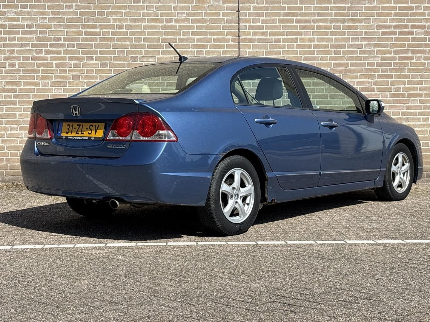 Honda Civic 1.3 Hybrid | Leder | Climate | Cruise | Navi | S, Autos, Achat, Beige, Entreprise, 109 g/km