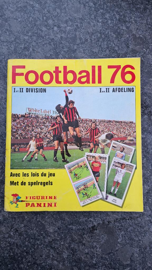 panini football 76 bijna volledig - 29 zeer goede staat, Enlèvement ou Envoi, Utilisé, Plusieurs images