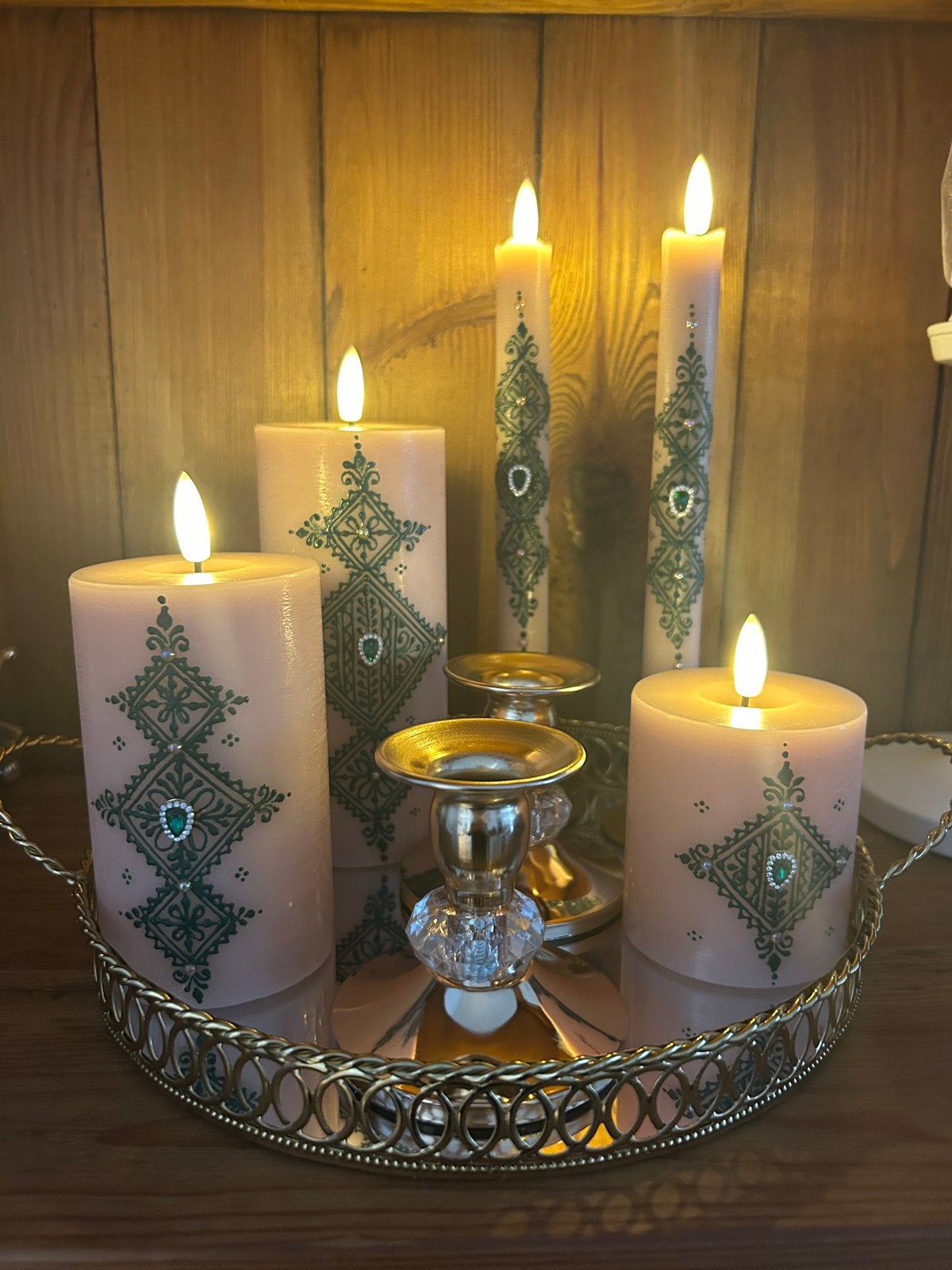 Tatoo décor bougies / décor tout support, Ophalen of Verzenden, Nieuw, Kaars