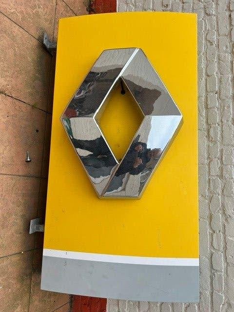 Grande enseigne lumineuse double face RENAULT € 495, Enlèvement