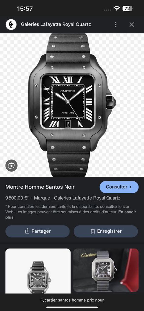 cartier horloge, Ophalen of Verzenden, Zo goed als nieuw, Polshorloge, Overige merken