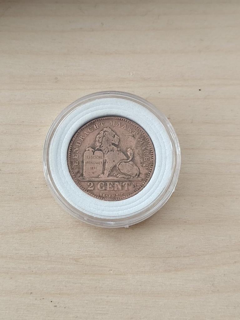 Munt 2 cent Belgische Frank 1905, Enlèvement ou Envoi, Monnaie en vrac