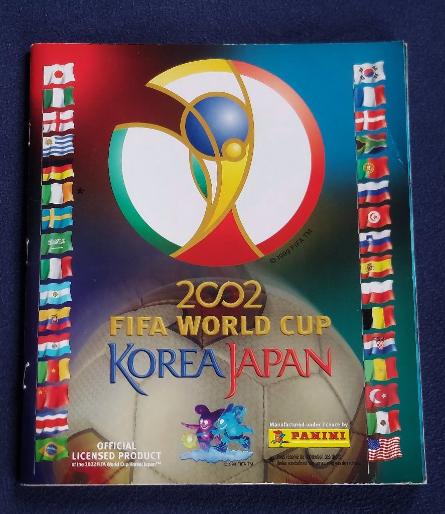 Panini sticker album voetbal ' WK Korea 2002 ' -vol-, Ophalen of Verzenden, Zo goed als nieuw, Meerdere stickers