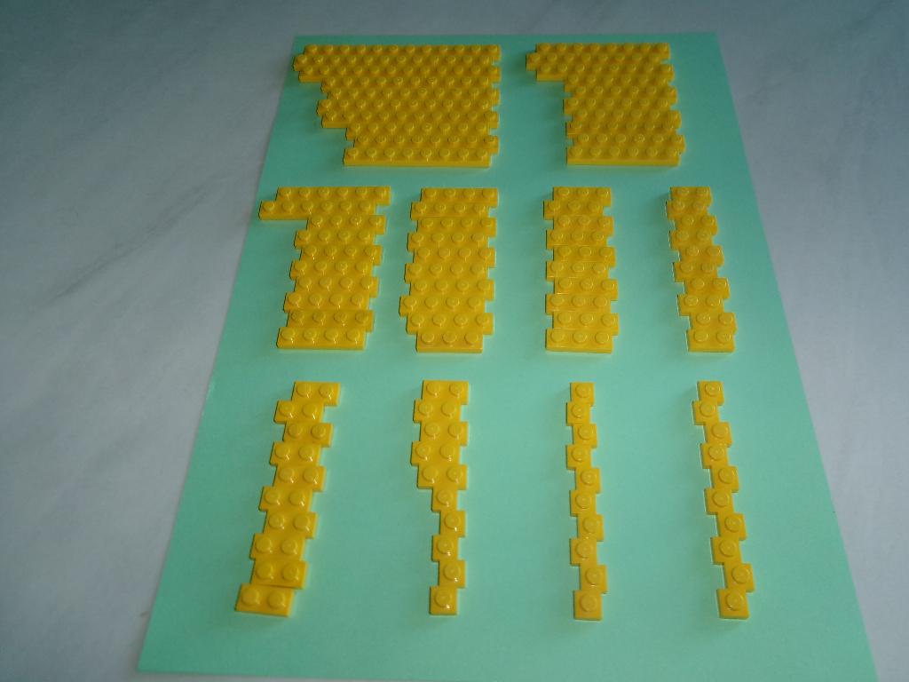 1 x assiettes Lego jaunes, Enlèvement ou Envoi, Lego, Utilisé, Briques en vrac