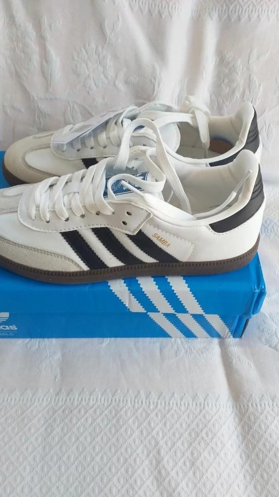 Adidas Samba OG Schoenen Wit Maat 44, Verzenden, Wit, Nieuw, Adidas
