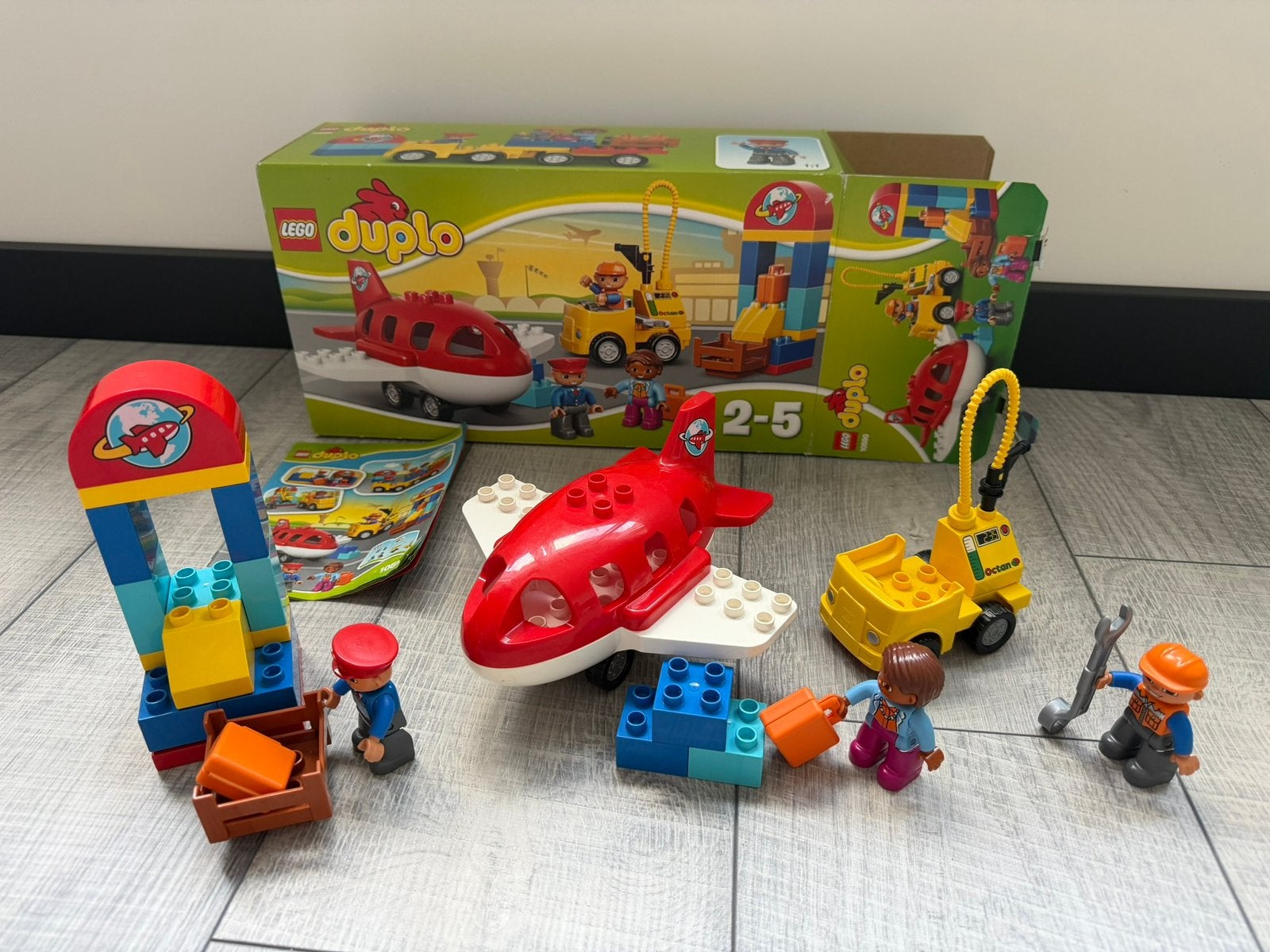 Compleet Duplo 10590 vliegveld, Enlèvement, Utilisé