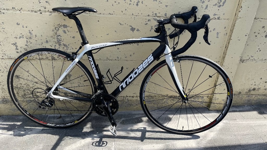 Moozes 'Boreas' carbon Race/koersfiets, Ophalen, Gebruikt, Carbon, Velgrem