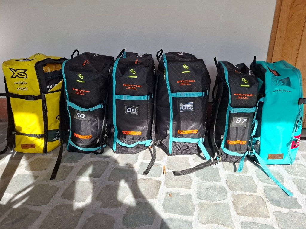 Eleveight Stratos 10 - 9 - 8 - 7 m (2026) kites + 12m en 6m, Kitesurf-set, Twintip, 9 m², Ophalen of Verzenden