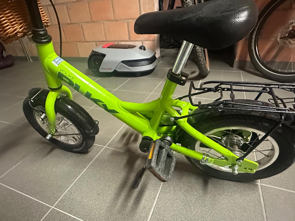Kinderfiets in goede staat, Fietsen en Brommers, Terugtraprem, Zijwieltjes, Gebruikt, Minder dan 16 inch