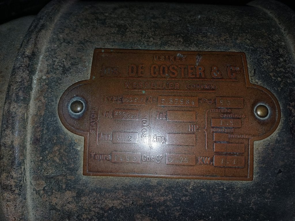 electromoters, Ophalen, Gebruikt, 1400 tot 1800 rpm