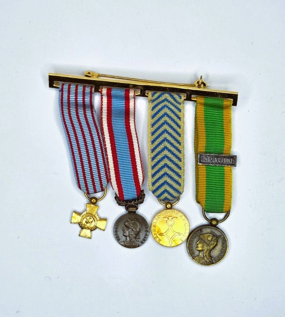 Miniatuur medaillebar., Collections, Objets militaires | Général, Enlèvement ou Envoi
