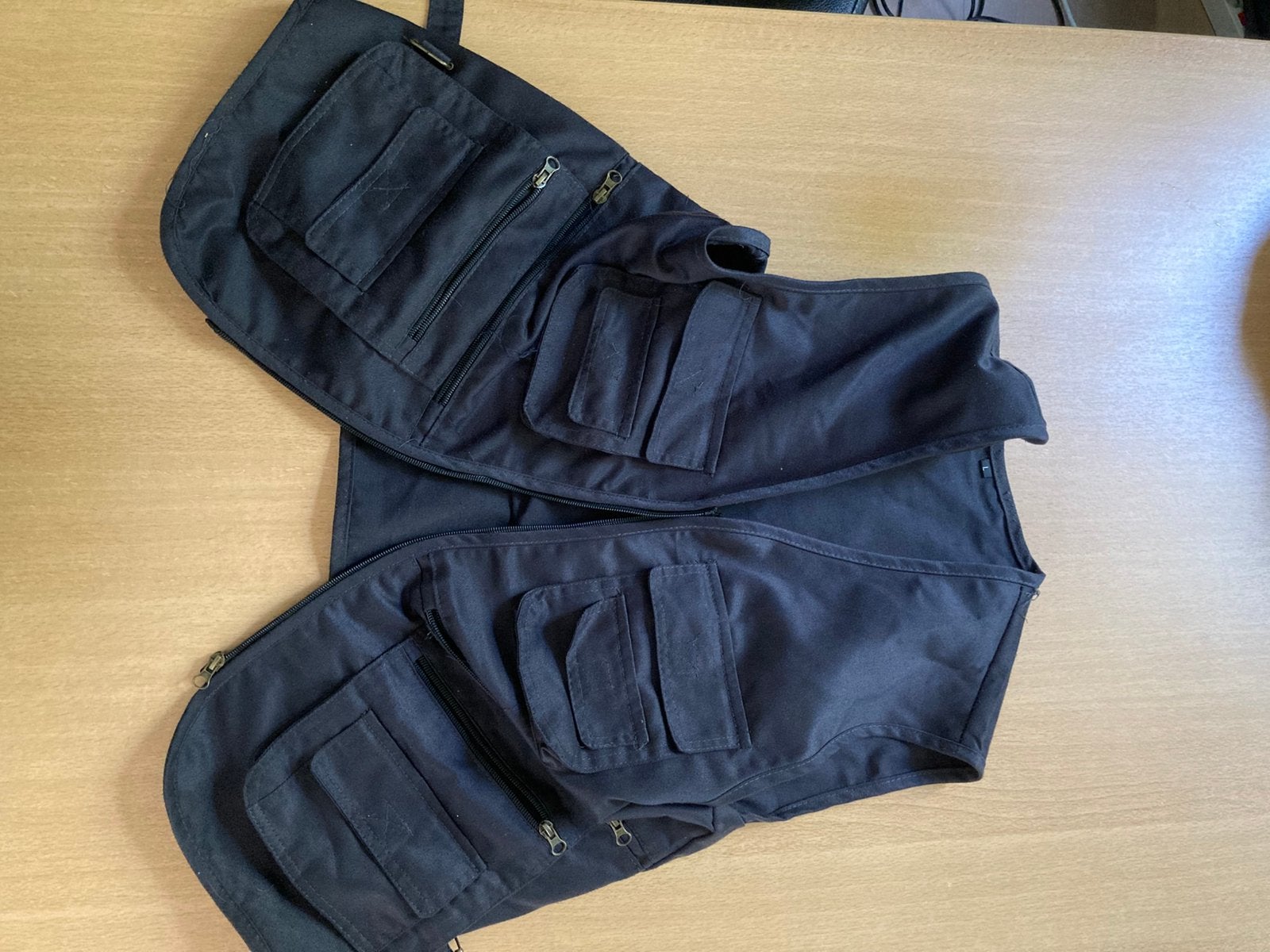 Vissersvest, Kleding | Heren, Verzenden, Zo goed als nieuw, Maat 52/54 (L), Zwart