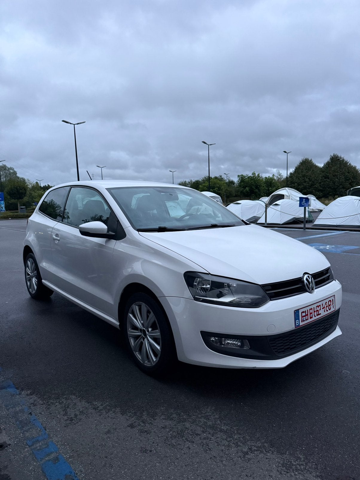 VW polo 1.6 tdi 2013, Autos, Euro 5, Noir, Particulier, Tissu