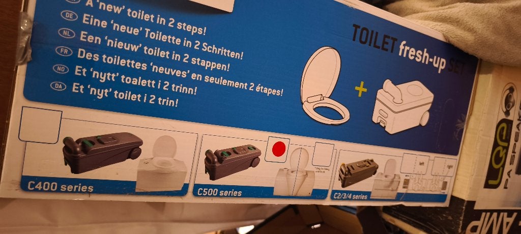 Thetford C500 cassette fresh-up, Caravanes & Camping, Accessoires de camping, Enlèvement, Neuf